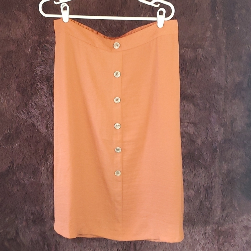 SOHO Orange Skirt